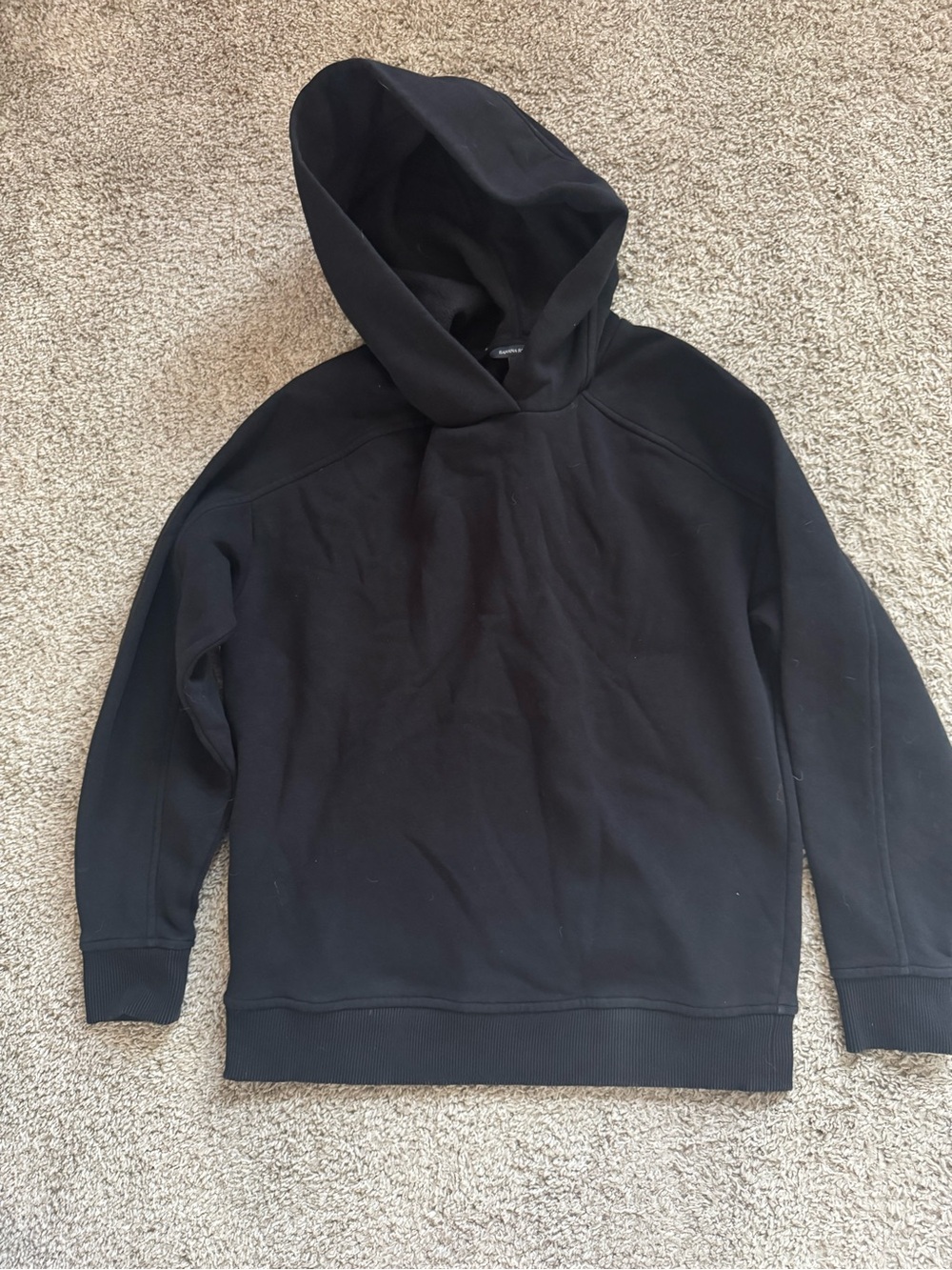 NWOT Banana Republic Black Women’s Pullover Hoodie Sweatshirt